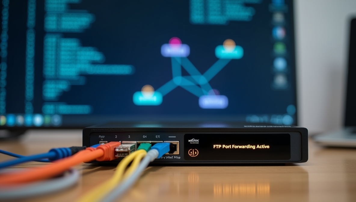 Learn how to set up FTP port forwarding on a MikroTik router. A step-by-step guide for enabling FTP access to an internal server using dst-nat rules.